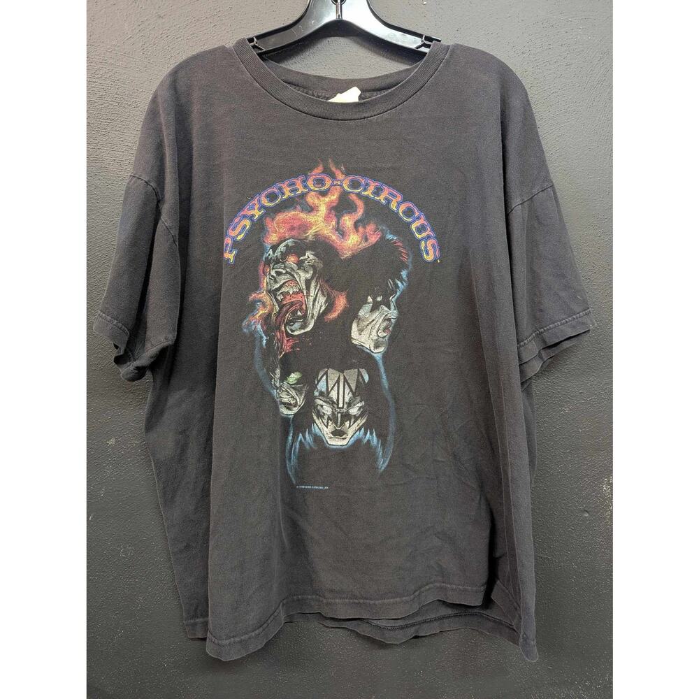 Xl Vintage 90s Psycho Circus Kiss Tour Shirt - Gem